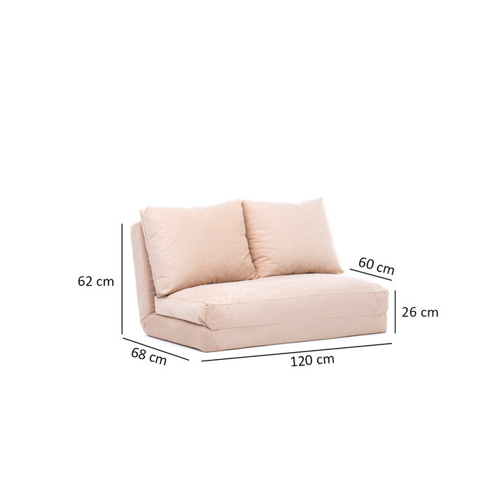 Atelier Del Sofa Taida Sofá-cama de 2 plazas Crema